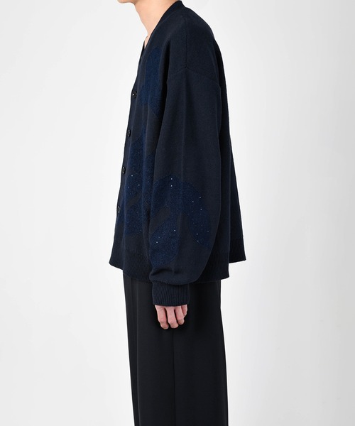 LAD MUSICIAN（ラッドミュージシャン）の「SEQUIN LEAF CARDIGAN