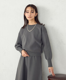 COMME CA ISM | 後ろファスナーニット / セットアップ対応(ニット/セーター)