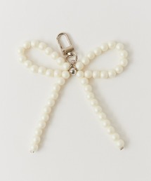 ROOPTOKYO | Ribbon Charm Strap/ビーズ リボン チャーム ストラップ 夏物 夏服(キーホルダー)