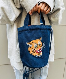 HOUTSTON / EMB DENIM EFFECT BAG(TIGER) / 6880 / 6881