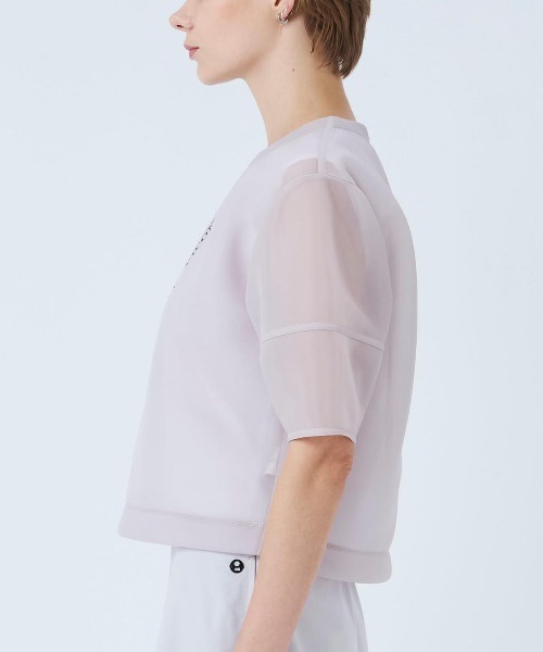 STUDIO PICONE(スタジオピッコーネ)の「シアーツインセット(Tシャツ/カットソー・レディース・ブラック/ホワイト/キャメル/ベージュ・M/L/LL)」の22枚目の写真