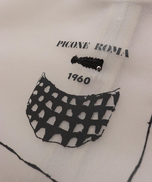 STUDIO PICONE(スタジオピッコーネ)の「シアーツインセット(Tシャツ/カットソー・レディース・ブラック/ホワイト/キャメル/ベージュ・M/L/LL)」の13枚目の写真