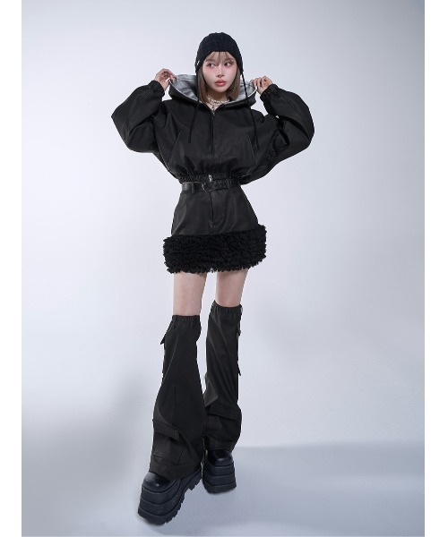 Darich ダーリッチ ポケットリボンミニスカート BLK M ポケットリボンミニスカート – Darich (ダーリッチ)