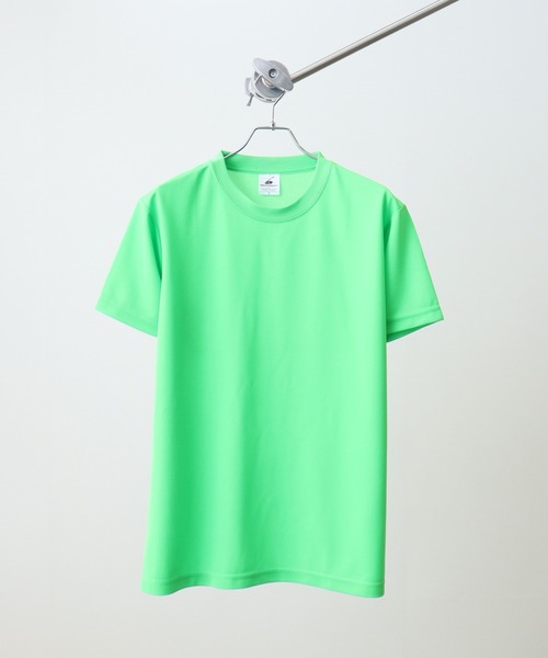 BEES BEAM(ビーズビーム)の「BEES BEAM ファイバードライTシャツ(Tシャツ/カットソー・レディース・ブラック/ライム/バーガンディー/ピンク/グリーン/レッド/ホワイト/オレンジ系その他/ターコイズブルー/グリーン系その他/パープル/ロイヤルブルー/オレンジ/ダークグレー/イエロー/アーミー/ピンク系その他/イエロー系その他/ライトピンク/サックスブルー/ネイビー・S/XL/XXXL/XXL/M/L)」の7枚目の写真