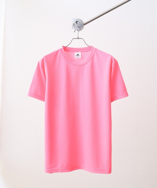 BEES BEAM(ビーズビーム)の「BEES BEAM ファイバードライTシャツ(Tシャツ/カットソー・レディース・ブラック/ライム/バーガンディー/ピンク/グリーン/レッド/ホワイト/オレンジ系その他/ターコイズブルー/グリーン系その他/パープル/ロイヤルブルー/オレンジ/ダークグレー/イエロー/アーミー/ピンク系その他/イエロー系その他/ライトピンク/サックスブルー/ネイビー・S/XL/XXXL/XXL/M/L)」の16枚目の写真