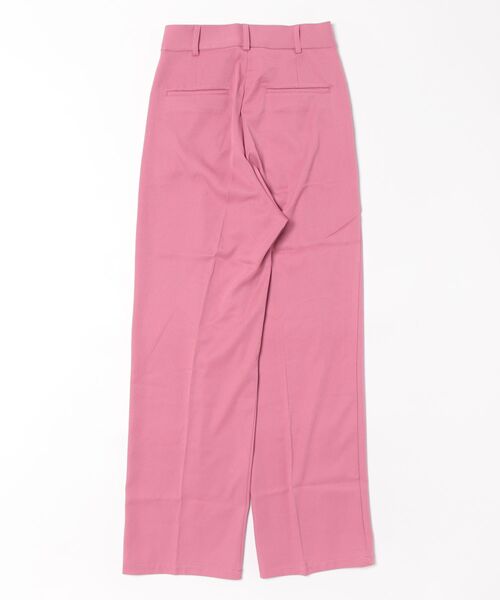 wee9s（ウィークス）の「straight slacks pants / ストレートスラックスパンツ（スラックス・レディース・レッド/ピンク・FREE）」の4枚目の写真