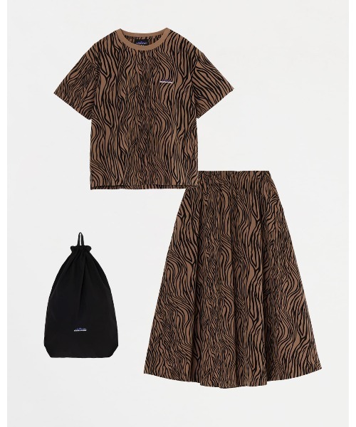 未使用　THOUSAND MILE　サウザンドマイル　スカート　ゼブラ柄 THOUSAND MILE】WAVE ADJUST SKIRT/ウェーブアジャストスカート