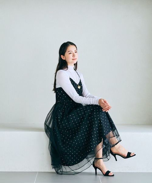 Audie a Muses(オーディアミューズ)の「シアーテレコリブカットソー(Tシャツ/カットソー・レディース・ブラック/オフホワイト・38/42)」の5枚目の写真