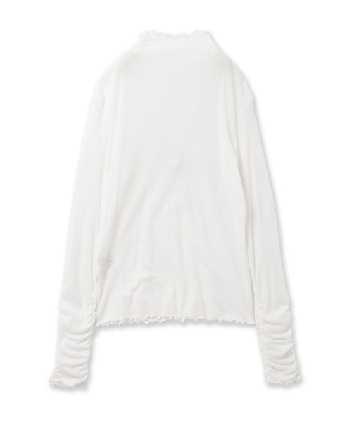 Audie a Muses(オーディアミューズ)の「シアーテレコリブカットソー(Tシャツ/カットソー・レディース・ブラック/オフホワイト・38/42)」の18枚目の写真