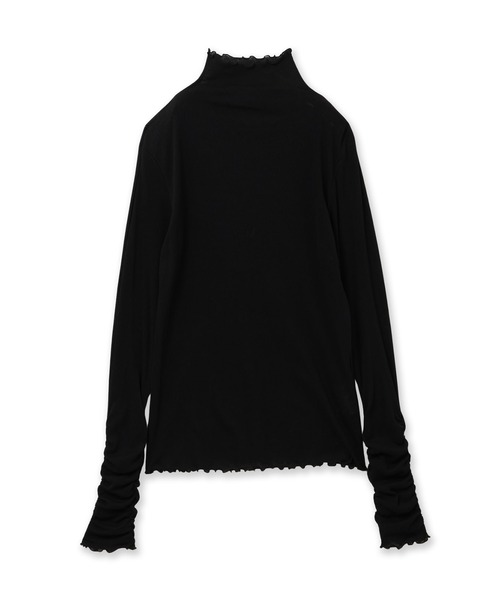 Audie a Muses(オーディアミューズ)の「シアーテレコリブカットソー(Tシャツ/カットソー・レディース・ブラック/オフホワイト・38/42)」の21枚目の写真