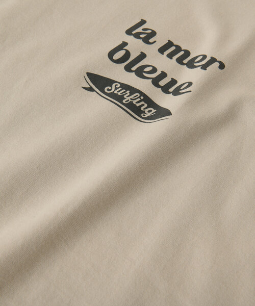 RIVE DROITE（リヴドロワ）の「【大人カジュアルに】SURF LOGO Tシャツ（Tシャツ/カットソー・レディース・ホワイト/ブルー/ベージュ・FREE）」の9枚目の写真