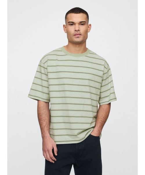 セール】ヴィンテージソフトボーダー ボクシーTシャツ（Tシャツ