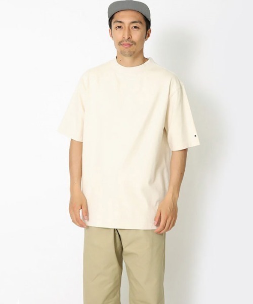 Snow Peak（スノーピーク）の「Snow Peak / Recycled Cotton Mockneck T-Shirt リサイクルコットン モックネックTシャツ（Tシャツ/カットソー・メンズ・ブラック/オートミール/グレー/ブルー・L/M/S/1/XL）」の3枚目の写真