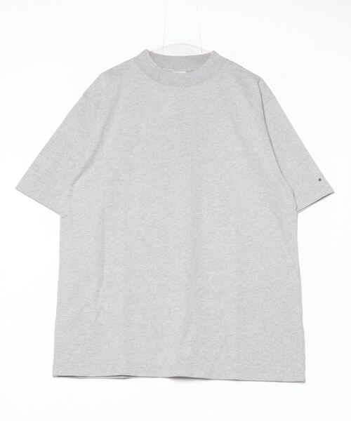 Snow Peak（スノーピーク）の「Snow Peak / Recycled Cotton Mockneck T-Shirt リサイクルコットン モックネックTシャツ（Tシャツ/カットソー・メンズ・ブラック/オートミール/グレー/ブルー・L/M/S/1/XL）」の9枚目の写真