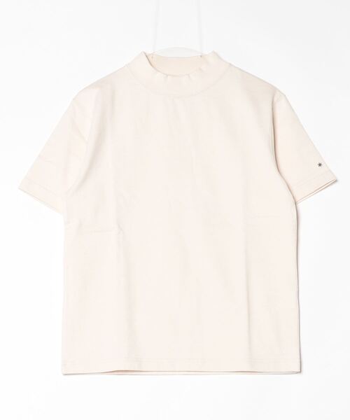 Snow Peak（スノーピーク）の「Snow Peak / Recycled Cotton Mockneck T-Shirt リサイクルコットン モックネックTシャツ（Tシャツ/カットソー・メンズ・ブラック/オートミール/グレー/ブルー・L/M/S/1/XL）」の12枚目の写真