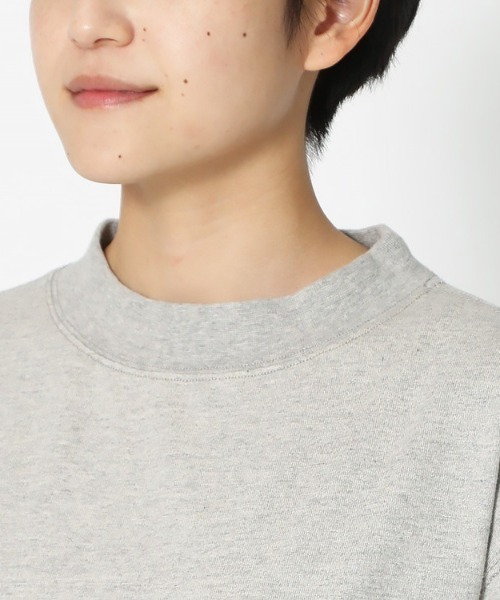 Snow Peak（スノーピーク）の「Snow Peak / Recycled Cotton Mockneck T-Shirt リサイクルコットン モックネックTシャツ（Tシャツ/カットソー・メンズ・ブラック/オートミール/グレー/ブルー・L/M/S/1/XL）」の6枚目の写真