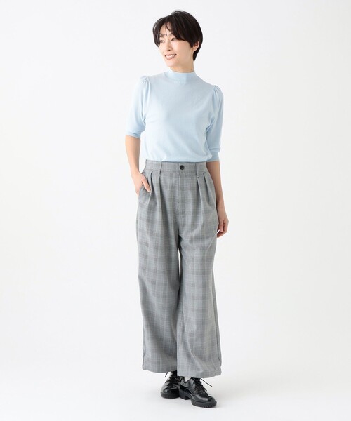 Afternoon Tea(アフタヌーンティー)の「100回洗える五分袖プルオーバー(Tシャツ/カットソー・レディース・ピンク/ライトグリーン/ライトブルー/オフホワイト・MEDIUM)」の12枚目の写真