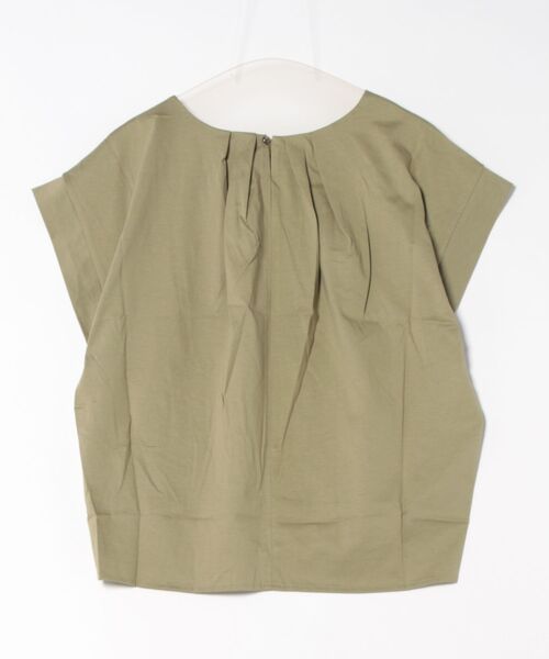 tシャツ バックタックシルケット刺繍T レディース セール】バックタックシルケット刺繍T（Tシャツ/カットソー）｜Q
