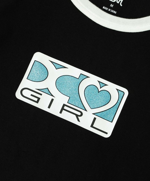 セール】GLITTER HEART BOX LOGO S/S BABY TEE（Tシャツ