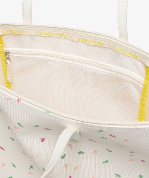 LACOSTE（ラコステ）の「L.12.12コンセプトシーズナル ラージトートバッグ（トートバッグ・レディース・ホワイト・FREE）」の5枚目の写真