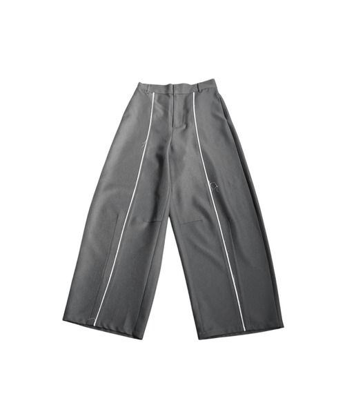 antiqua(アンティカ)の「カーブパンツ(その他パンツ・レディース・ダークグレー/ブラウン系その他/イエロー系その他・MEDIUM/LARGE)」の6枚目の写真