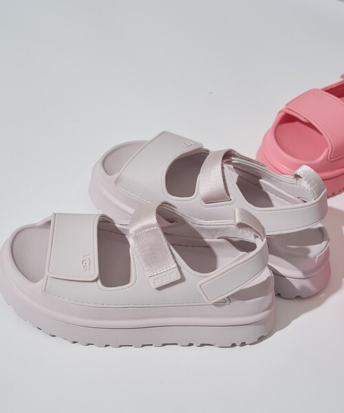 限定展開 UGG/アグ W GOLDENGLOW/ゴールデングロウ（サンダル