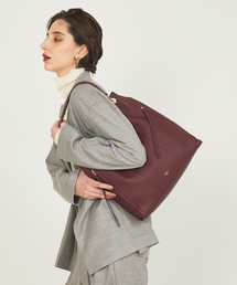 interstaple（インターステイプル）の「Valley/かがりレザーワンショルダー（トートバッグ）」