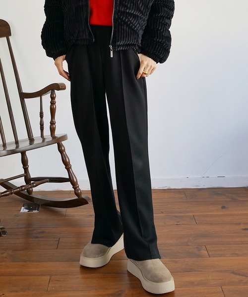 bluelea ブルレアside slit sweat pants パンツ セール】Side slit sweat pants（スウェットパンツ）｜Mela
