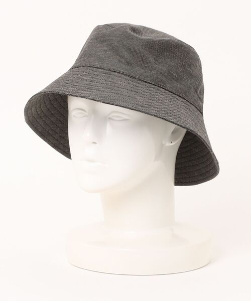 KIJIMA TAKAYUKI（キジマ　タカユキ）の「KIJIMA TAKAYUKI POLY LINEN CHAMBRAY BUCKET H（ハット・レディース・その他/ベージュ・1/2）」の3枚目の写真