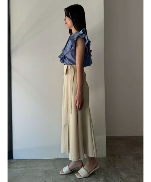 LAGUNAMOON（ラグナムーン）の「フリルピンタックノースリーブブラウス（シャツ/ブラウス・レディース・その他/ブラック/ホワイト/その他1・FREE）」の18枚目の写真