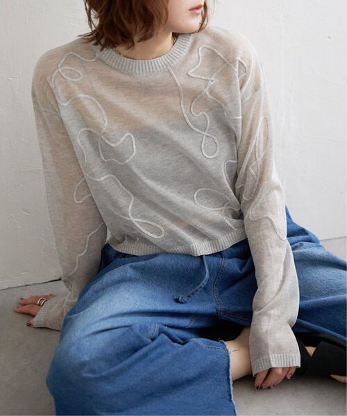 カシミア　ニット セーター グレー　the shishikui シシクイ カシミア ニット セーター グレー the shishikui シシクイ 大人
