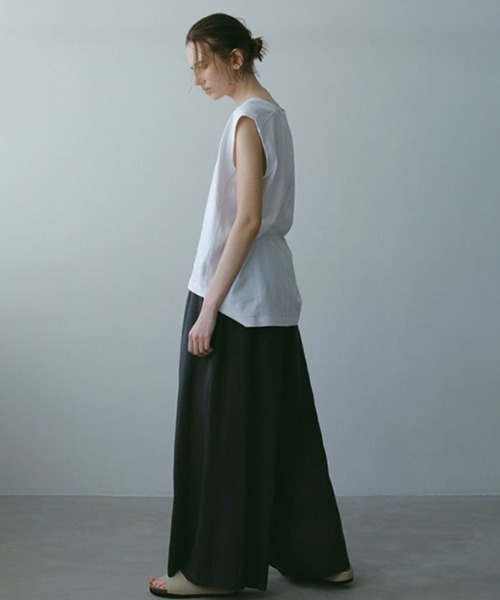 ETRE TOKYO ヘンプコットンスリーブレスタンクトップ ヘンプコットンスリーブレスプルオーバー（Tシャツ/カットソー
