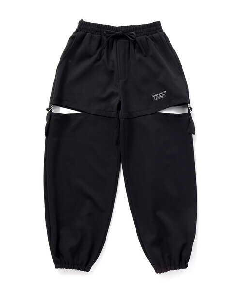 ZIDDY（ジディ）の「カットアウトパンツ(130~160cm)（カーゴパンツ・キッズ・グレー/ブラック・150cm/140cm/FREE/130cm）」の12枚目の写真