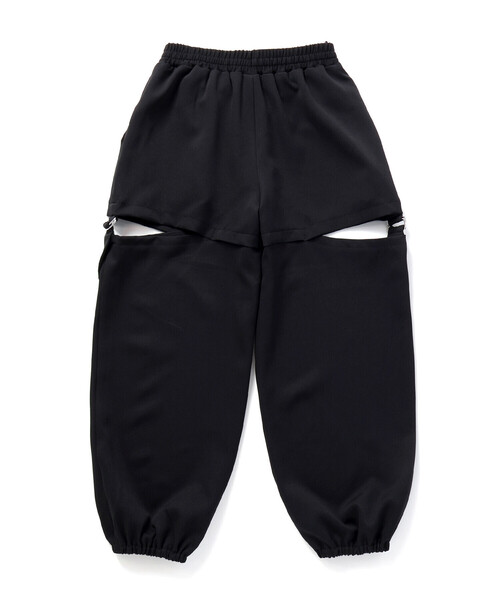 ZIDDY（ジディ）の「カットアウトパンツ(130~160cm)（カーゴパンツ・キッズ・グレー/ブラック・150cm/140cm/FREE/130cm）」の11枚目の写真