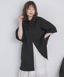 ワイドシルエットシャツ