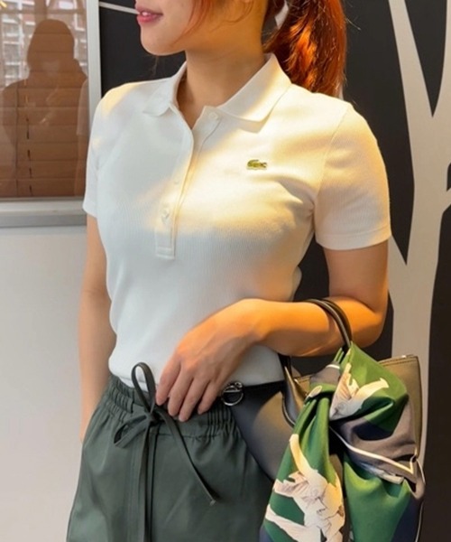 ラコステ　LACOSTE　シルク　コットン　スカーフ ルネ・ラコステシルクスカーフ（バンダナ/スカーフ）｜LACOSTE