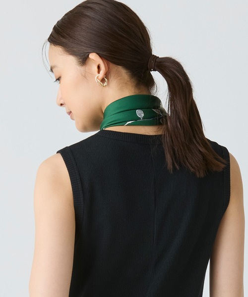 ラコステ　LACOSTE　シルク　コットン　スカーフ ルネ・ラコステシルクスカーフ（バンダナ/スカーフ）｜LACOSTE