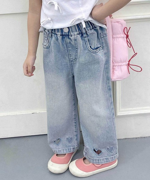 aimoha(アイモハ)の「【aimoha-KIDS-】刺繍デニムパンツ(デニムパンツ・キッズ・ブルー・90/100/110/120/130)」の8枚目の写真