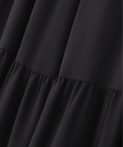 NATURAL BEAUTY BASIC（ナチュラルビューティーベーシック）の「◇【美人百花掲載】楊柳オフショルワンピース楊柳オフショルワンピース（ワンピース・レディース・チャコールグレー/ダークブラウン/ピンク/ライトグリーン・SMALL/MEDIUM/P/S）」の7枚目の写真