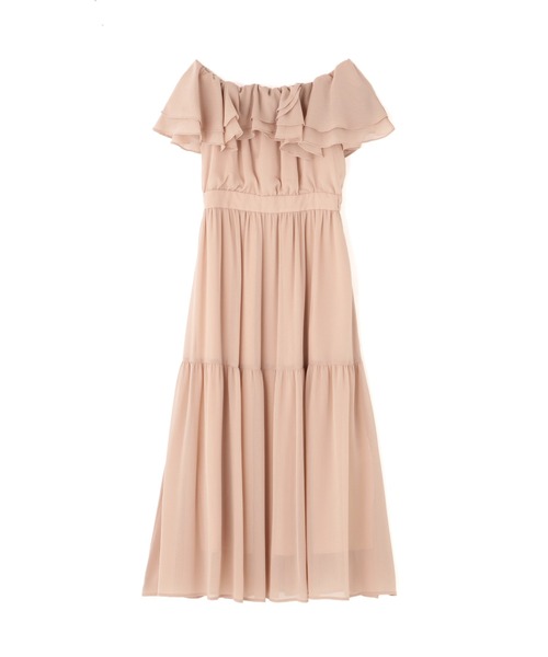 NATURAL BEAUTY BASIC（ナチュラルビューティーベーシック）の「◇【美人百花掲載】楊柳オフショルワンピース楊柳オフショルワンピース（ワンピース・レディース・チャコールグレー/ダークブラウン/ピンク/ライトグリーン・SMALL/MEDIUM/P/S）」の11枚目の写真