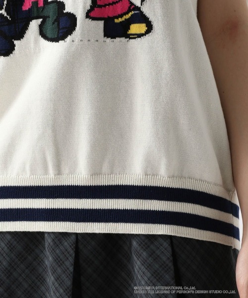 FOREVER 21（フォーエバー トゥエンティーワン）の「【ANGEL BLUE】ジャガードベスト（ベスト・レディース・ネイビー/ナチュラル・FREE）」の22枚目の写真