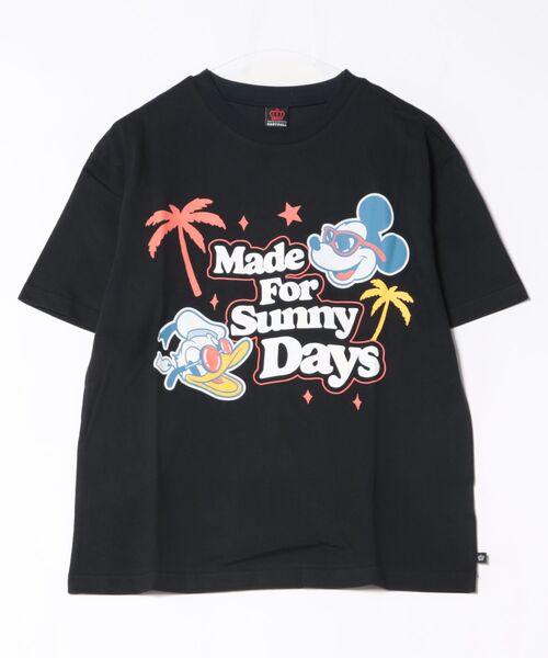 ☆Disneyland限定☆レディース用 マジッククルー Tシャツ ディズニーランド マジック クルー キャッスル ウォッシュ加工 T