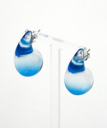 an meets zakka クリアグラデーションティアドロップアクリルピアス