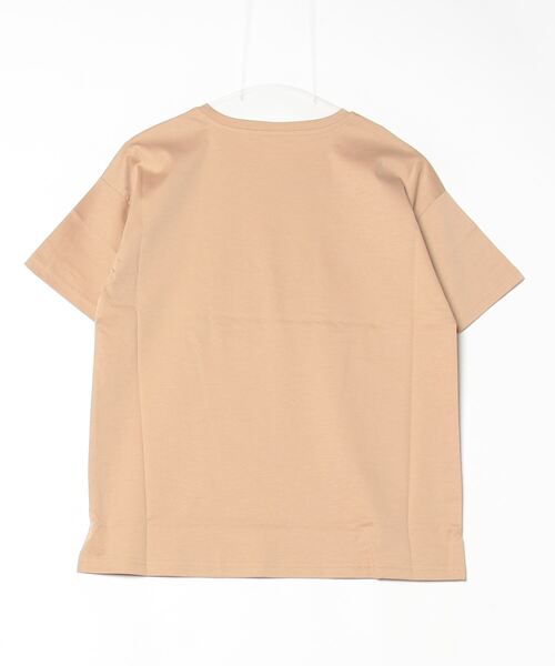 BRODIAEA(ブローディア)の「BRODIAEA 歯ブラシ加工刺繍Tシャツ 半袖カットソー(Tシャツ/カットソー・レディース・オフホワイト/ベージュ/ライトグリーン/ピンク/ネイビー・40)」の10枚目の写真