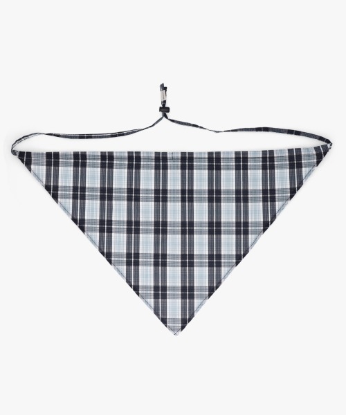 OVERRIDE（オーバーライド）の「OVERRIDE PLAID BABUSHKA / オーバーライド（ヘアバンド・レディース・グレー/ブルー/ブラウン・FREE）」の6枚目の写真