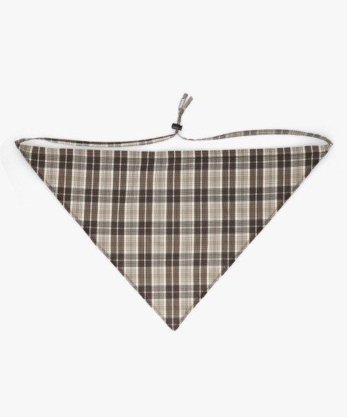 OVERRIDE（オーバーライド）の「OVERRIDE PLAID BABUSHKA / オーバーライド（ヘアバンド・レディース・グレー/ブルー/ブラウン・FREE）」の8枚目の写真