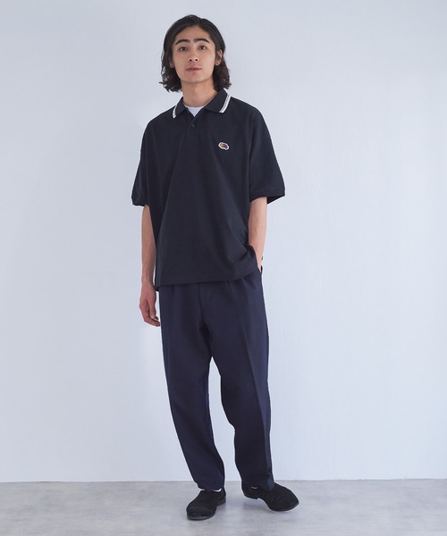 n*n様 未使用DRUMOHR / カノコ ポロシャツ セール】カノコポロシャツ / 刺繍 / ワンポイント / オーバー