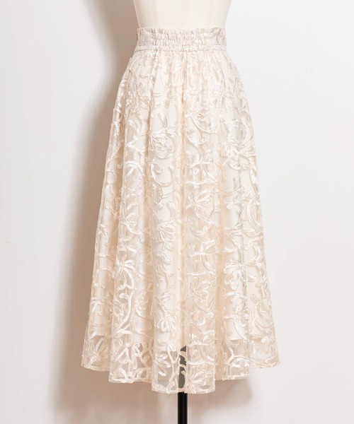 NOELA（ノエラ）の「コード刺繍スカート（スカート・レディース・ネイビー/オフホワイト・S/M）」の17枚目の写真