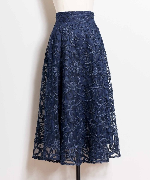 NOELA（ノエラ）の「コード刺繍スカート（スカート・レディース・ネイビー/オフホワイト・S/M）」の19枚目の写真