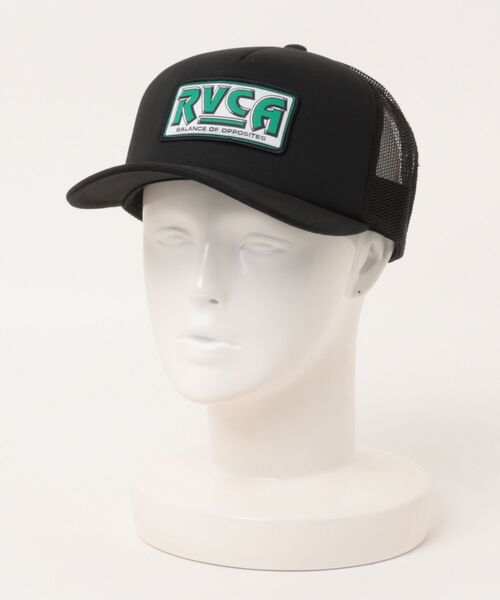 RVCA(ルーカ)の「RVCA メンズ SERVICE FOAMY TRUCKER 2 キャップ 【2025年夏モデル】/ルーカ帽子(キャップ・メンズ・ブラック/オリーブ・FREE)」の4枚目の写真